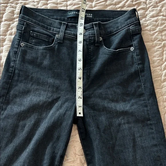 Veronica Beard RYLEIGH slim straight high-rise black jeans size 26 1/2 - Picture 9 of 11